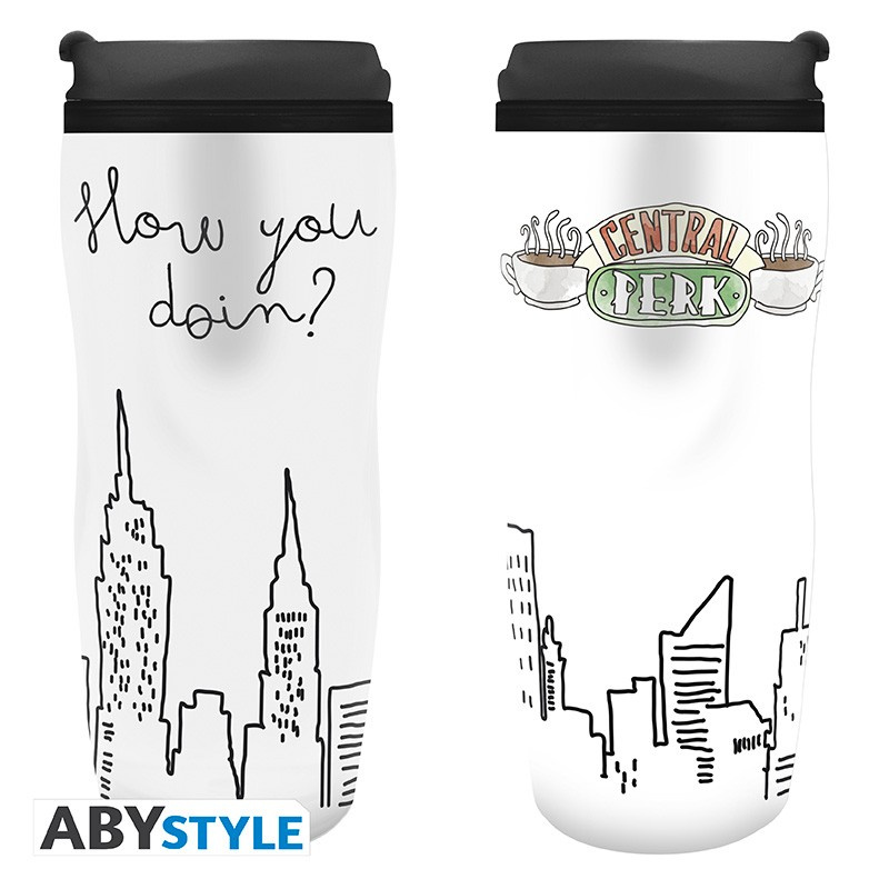 Kubek Podróżny FRIENDS - Travel mug Central Perk