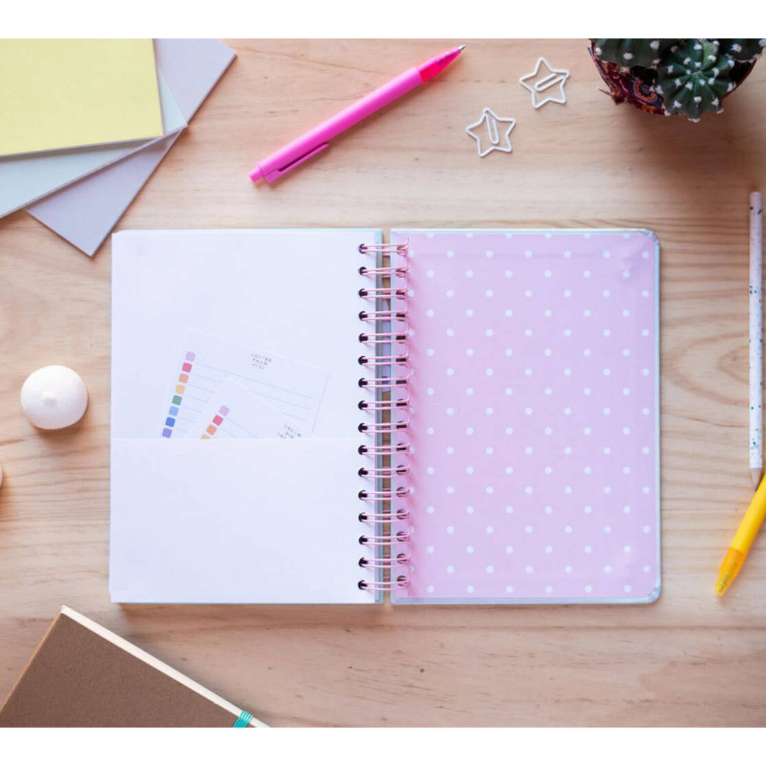 Notes Pusheen Pizza Purrty A5