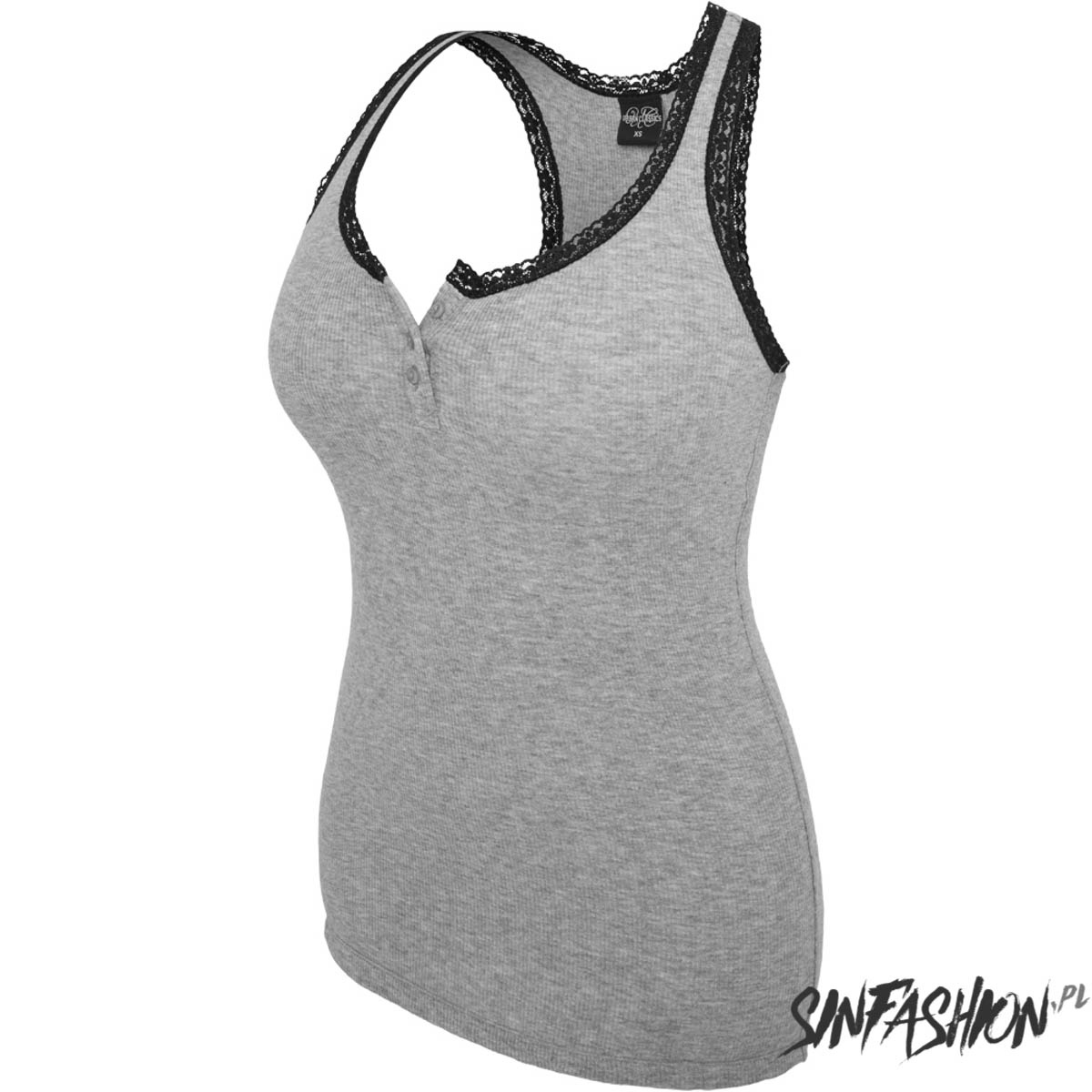 Tank Urban Classics Button Laces Tank
