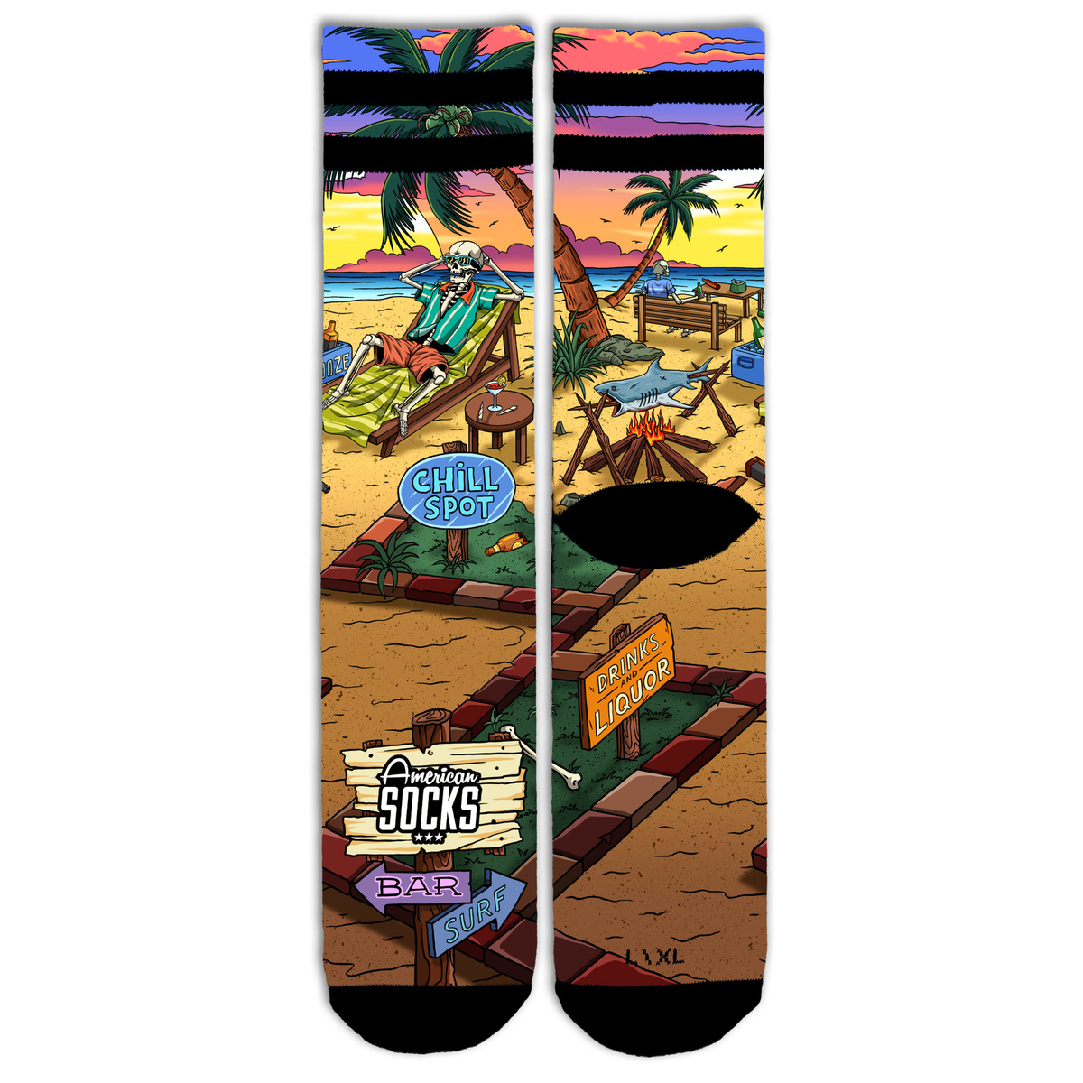 Skarpetki American Socks Mid High Chiller