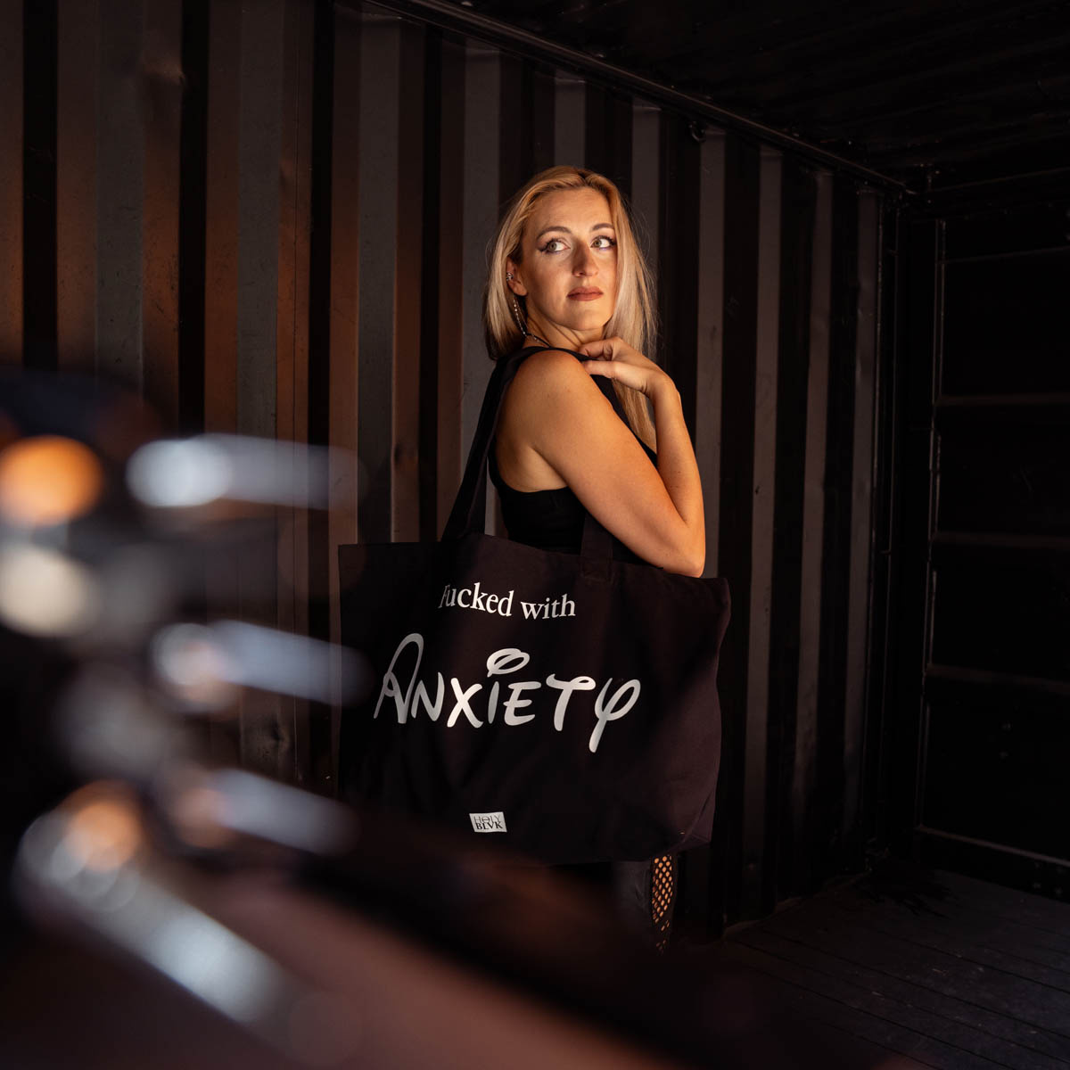 Torba Holy Blvk Anxiety Tote Bag