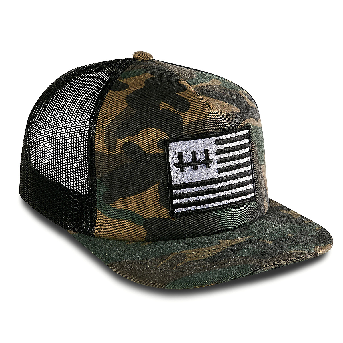 Czapka z Daszkiem Holy Blvk Flag Camo Trucker