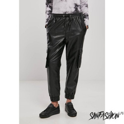 Spodnie Urban Classics Faux Leather Cargo