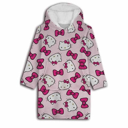 Bluza Pluszowa Snuddie Hello Kitty Oversize Coat Kids