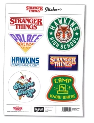 Zestaw Naklejek Starnger Things set2
