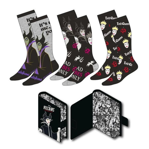 Skarpetki Disney Villains 3 pak