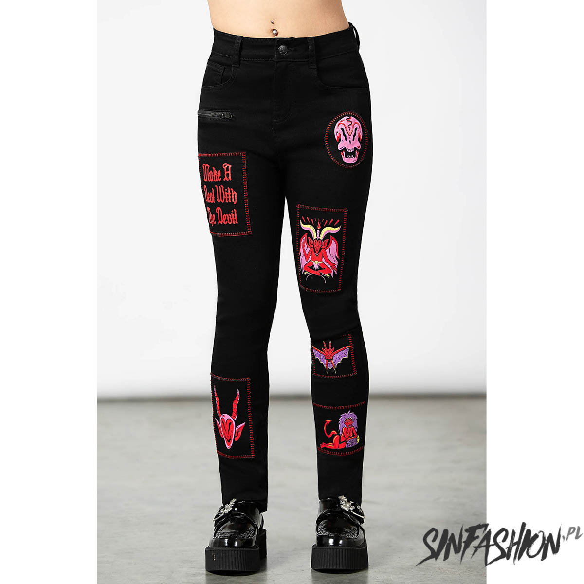 Jeansy Killstar Dealer Patched Jeans
