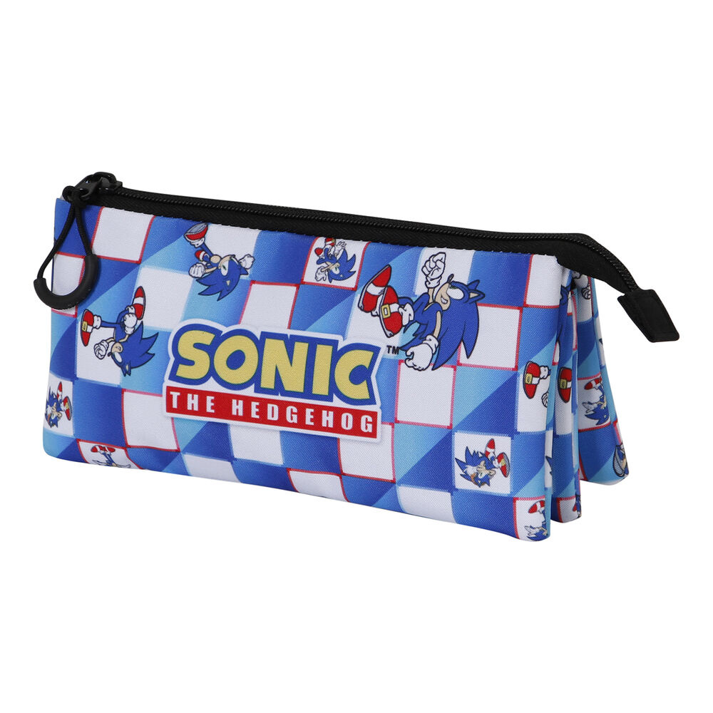 Piórnik Sonic The Hedgehog Blue Lay Triple