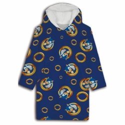 Bluza Pluszowa Snuddie Sonic The Hedgehog Oversize Coat Kids
