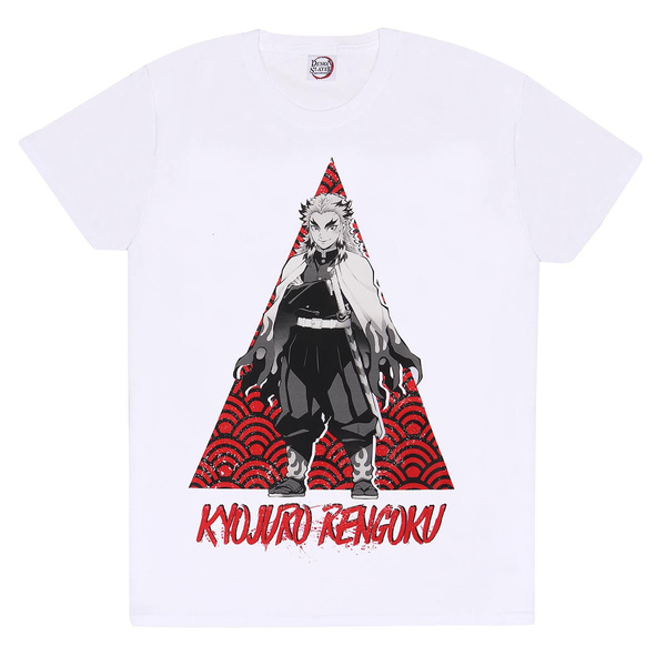 Koszulka Demon Slayer Rengoku Tri