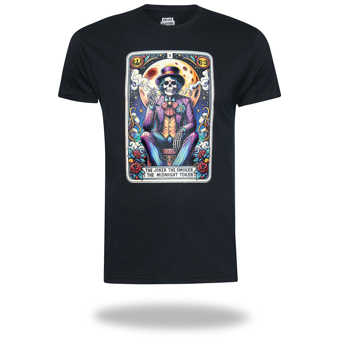 Koszulka Dead Bambi Joker Card Blk