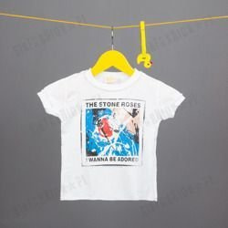 KOSZULKA AMPLIFIED -STONES ROSES ADORED WHT