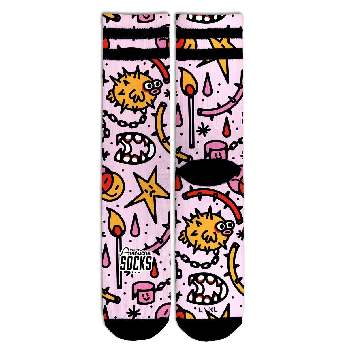Skarpetki American Socks Mid High Blowfish