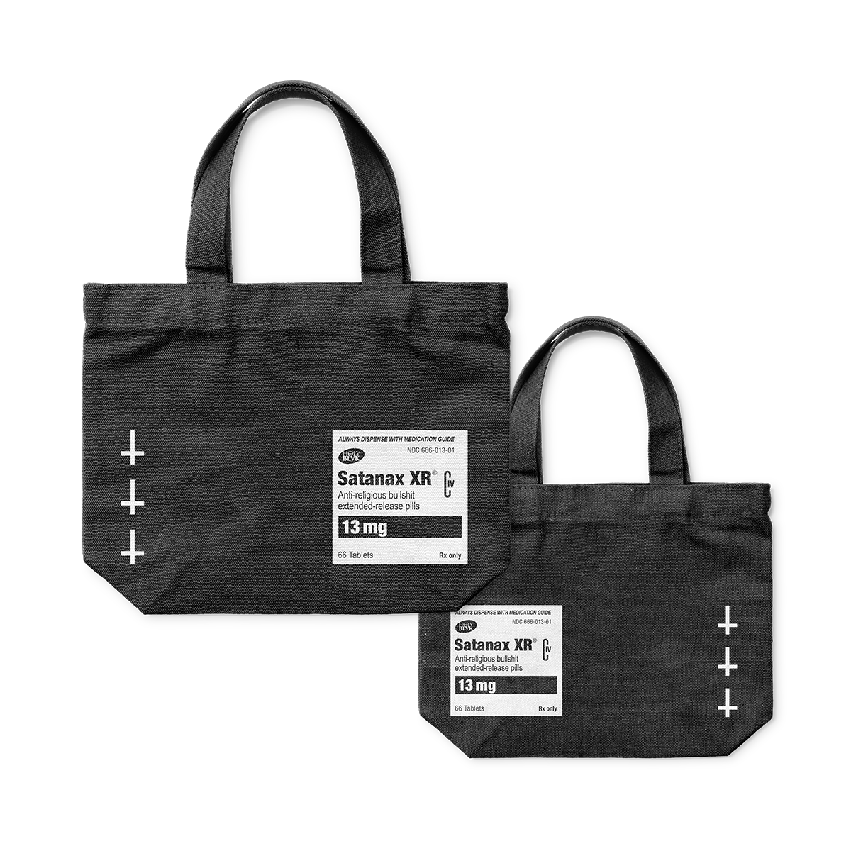Torba Holy Blvk Satanax Tote Bag