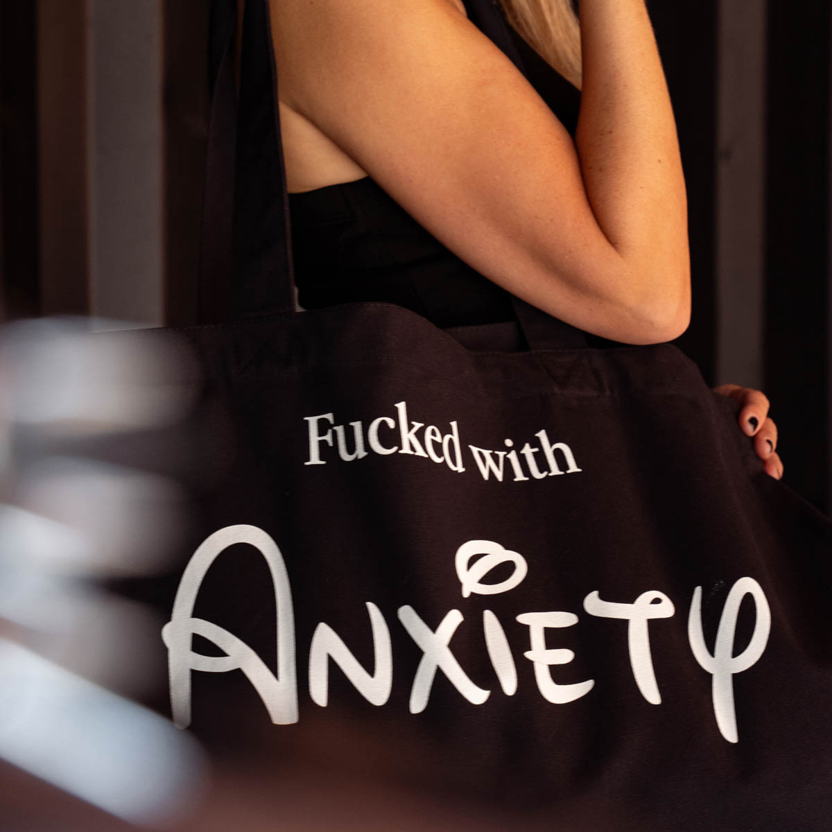 Torba Holy Blvk Anxiety Tote Bag