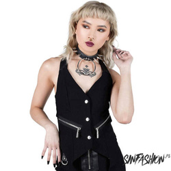 Bluzka Bez Rękawów Killstar Office Riot Chain Vest