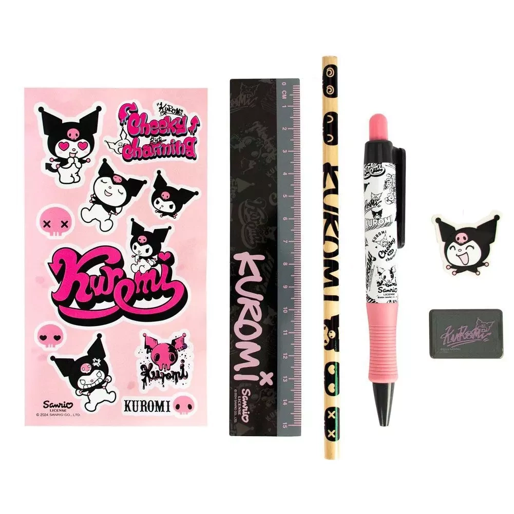 Zestaw Szkolny Sanrio Stationery Set 6-Pack Kuromi