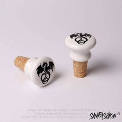 Korek Alchemy Gothic Wyverex Dragon Bottle Stop