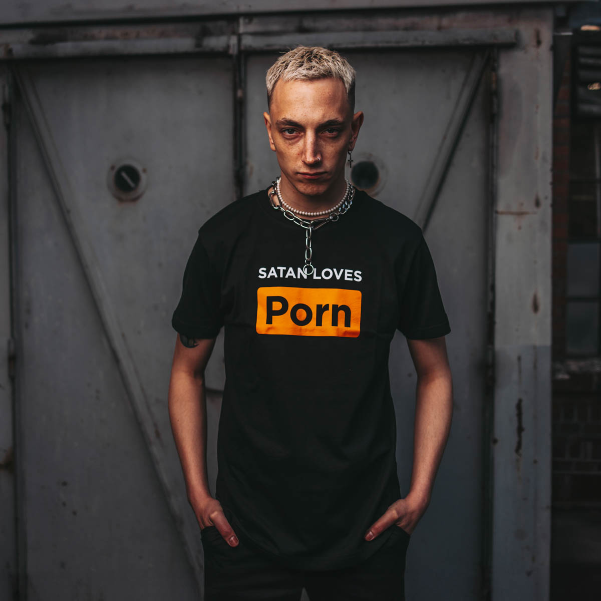 Koszulka Holy Blvk Satan Loves Porn