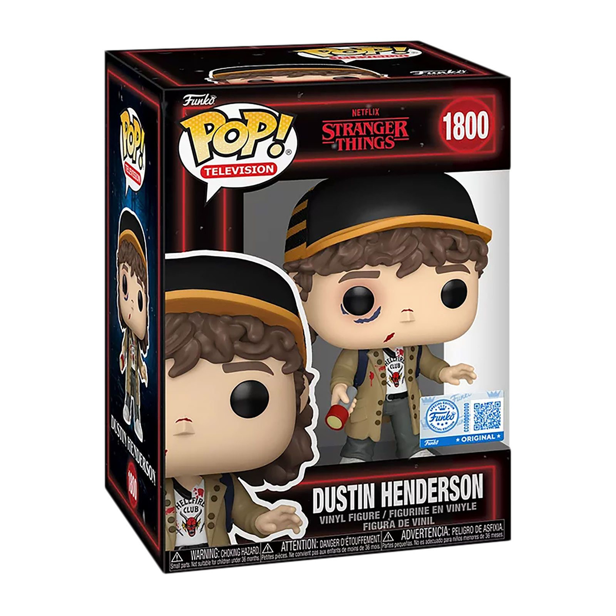 Figurka POP figure Stranger Things 5 Dustin Henderson Exclusive