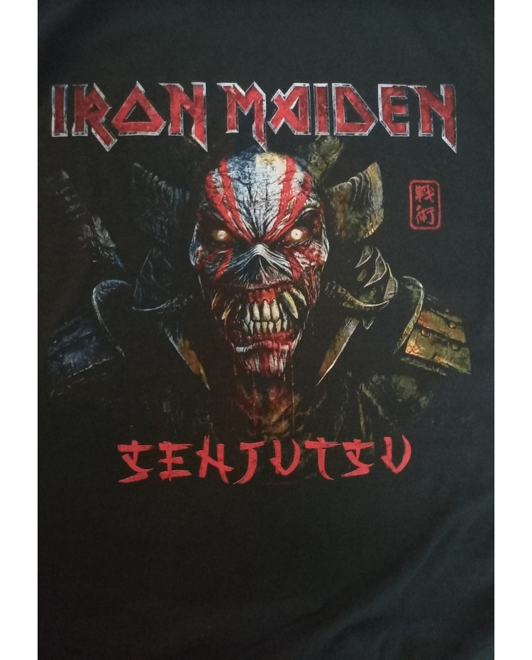 Koszulka Z Krótkim Rękawem Iron Maiden Senjutsu Back