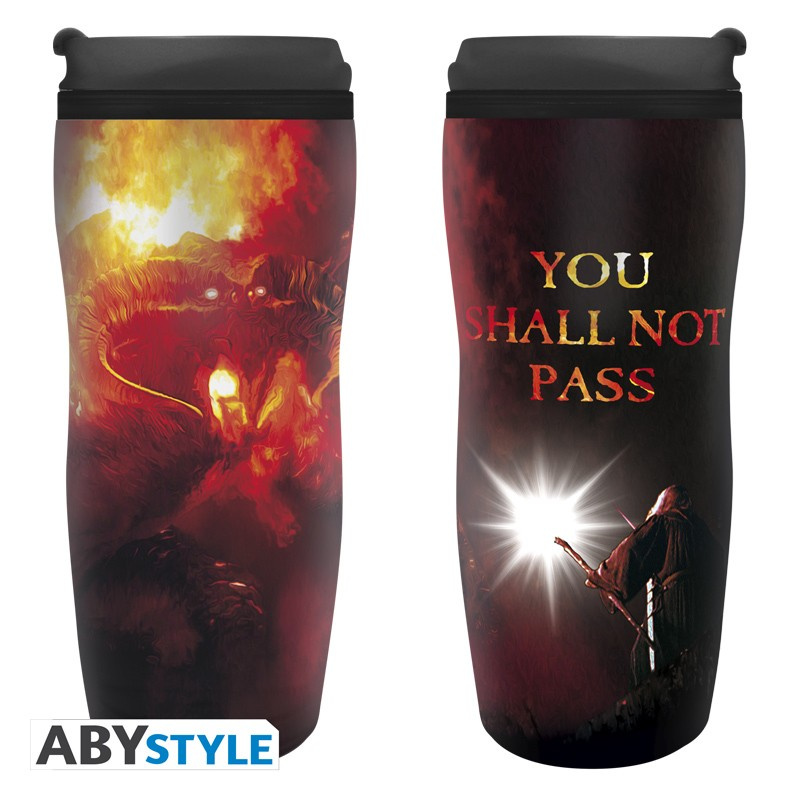 Kubek Podróżny LORD OF THE RINGS - Travel mug You shall not pass