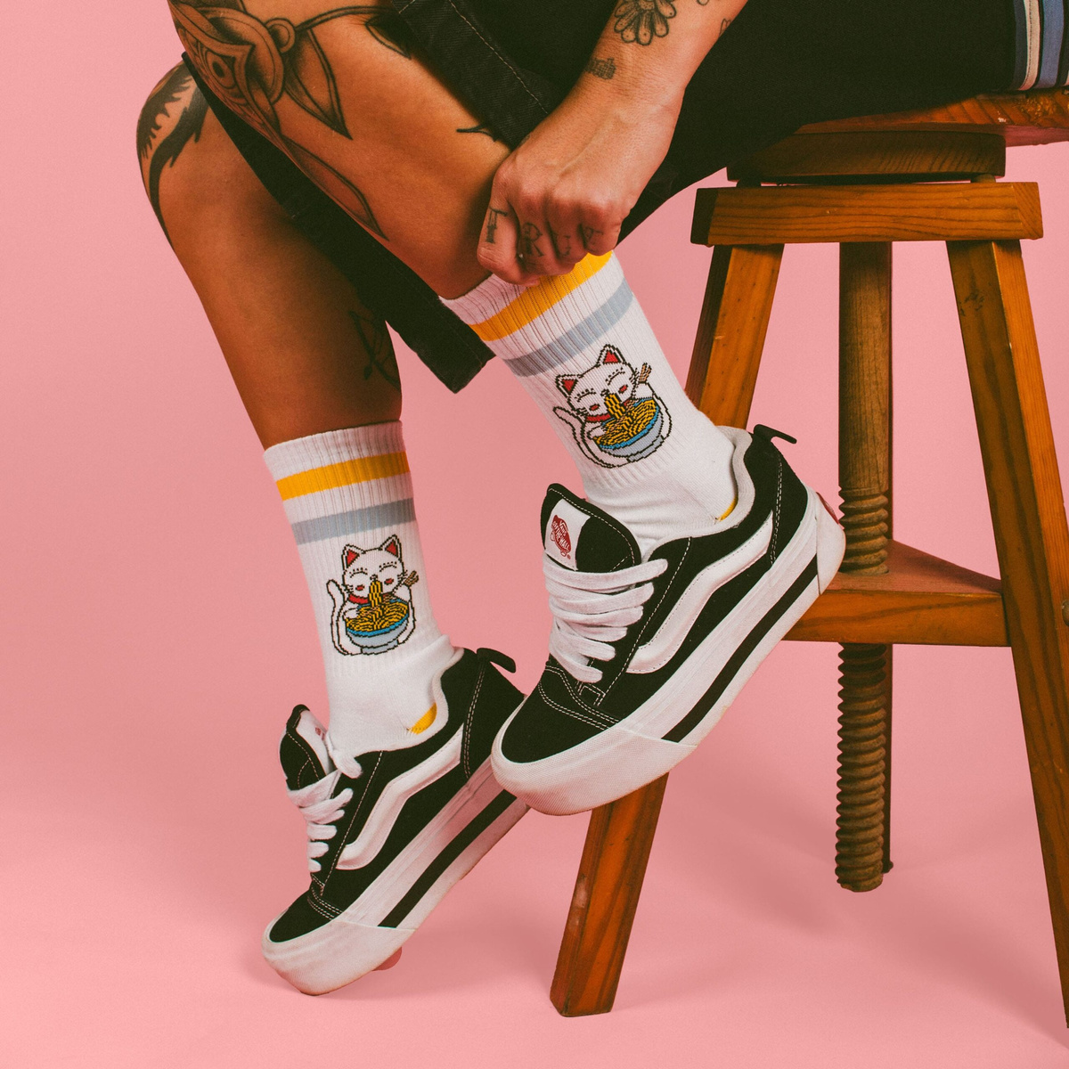 Skarpetki American Socks Mid High Neko