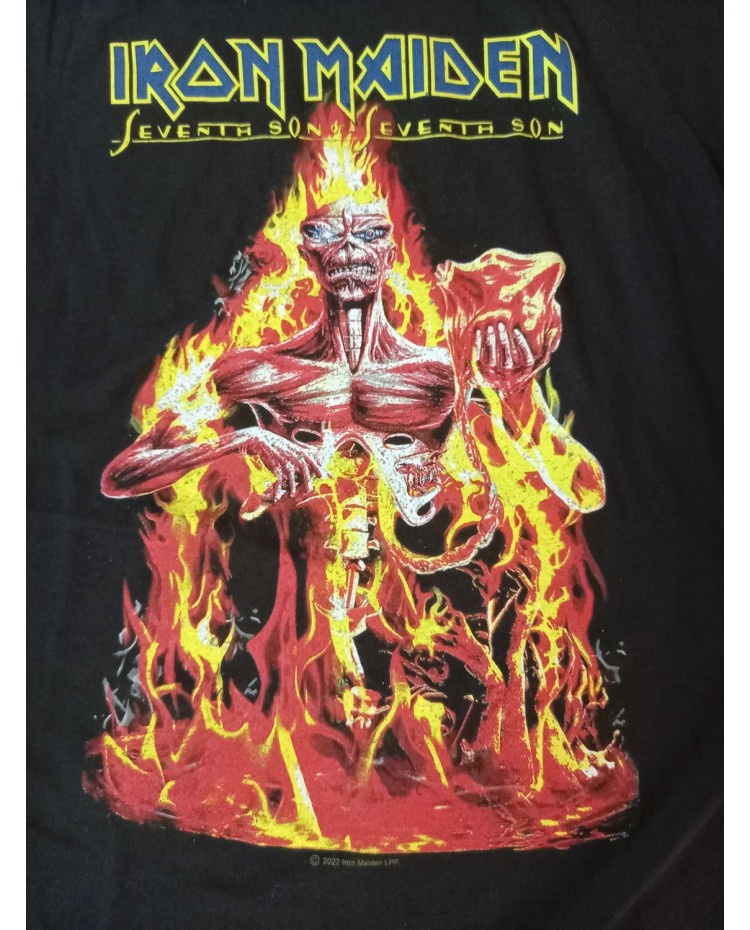 Koszulka Z Krótkim Rękawem Iron Maiden Seventh Son Of