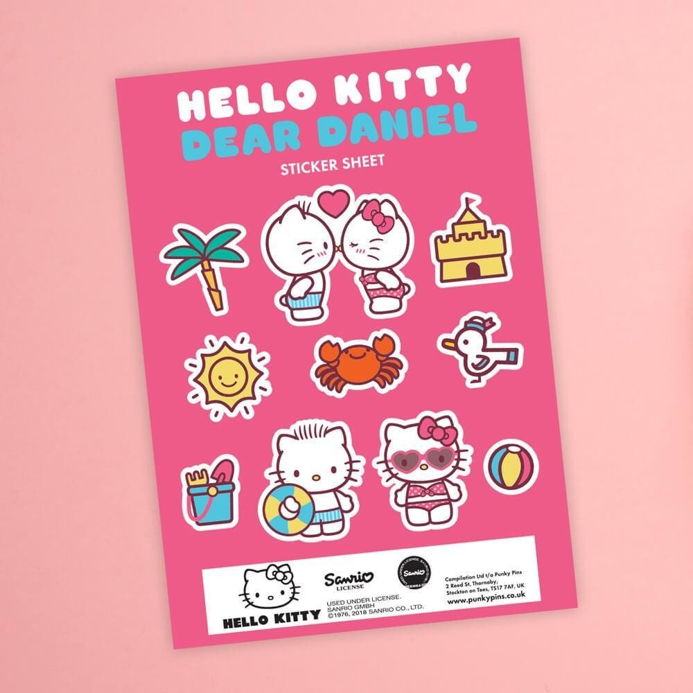 Naklejki Hello Kitty x Pinky Pins Summer Love