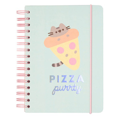 Notes Pusheen Pizza Purrty A5