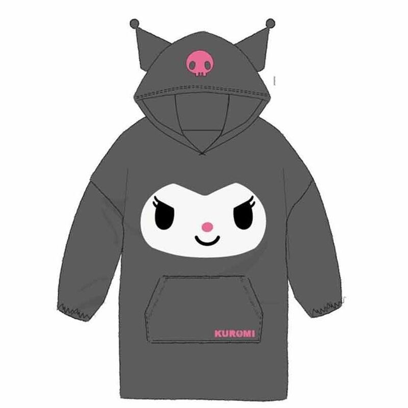 Bluza Pluszowa Snuddie Kuromi Sanrio Oversize Coat Adult