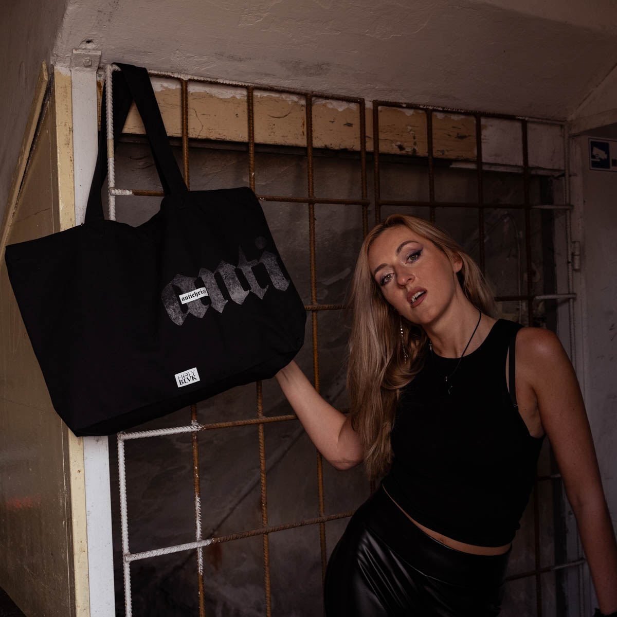 Torba Holy Blvk Antichrist Tote Bag