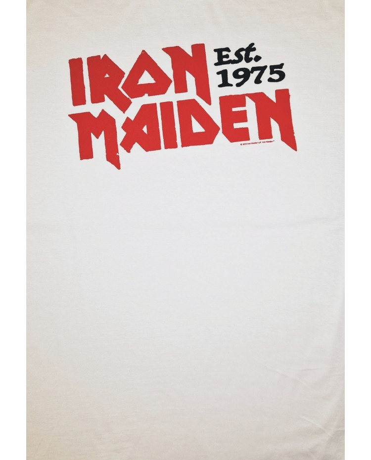 Koszulka Z Krótkim Rękawem Iron Maiden Slanted Established Logo