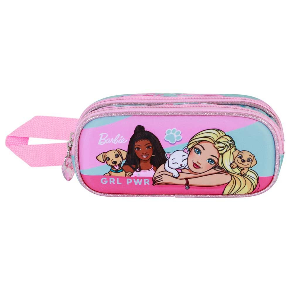 Piórnik Barbie Pets 3D Double