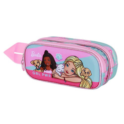Piórnik Barbie Pets 3D Double