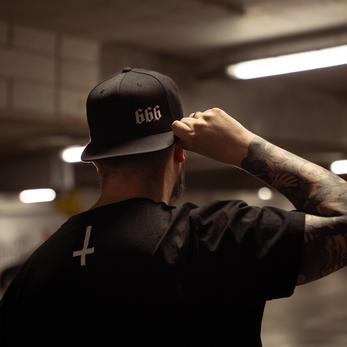 Czapka z Daszkiem Holy Blvk 666 White Snapback