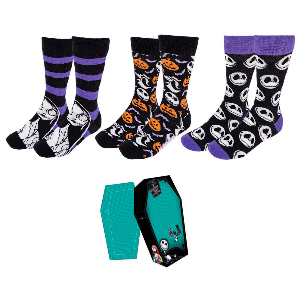 Skarpetki Disney Nightmare Before Christmas 3 pak