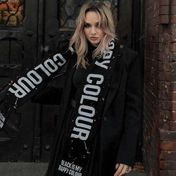 Szalik Holy Blvk XXL Black Is My Happy Colour