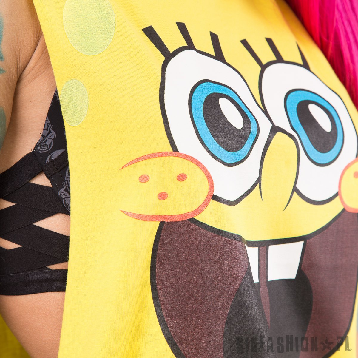 TANK SPONGEBOB - HAPPY FACE