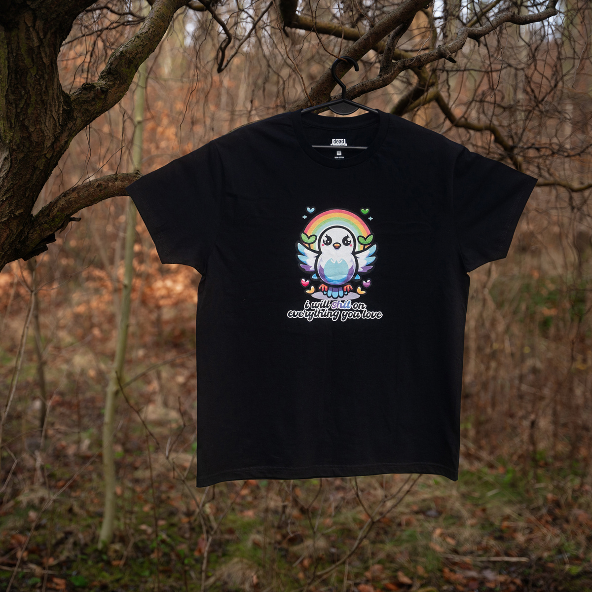 Koszulka Dead Bambi Pigeon Blk
