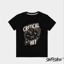 Koszulka z Krótkim Rękawek Dungeons & Dragons Critical Hit