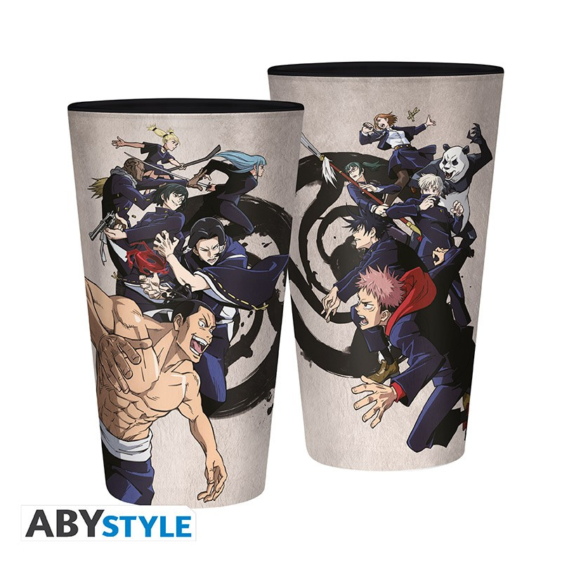 Szklanka JUJUTSU KAISEN - Large Glass - 400ml - Tokyo vs Kyoto