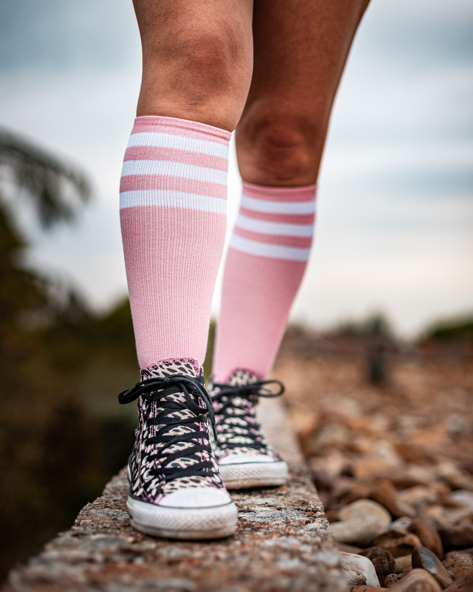 Skarpetki American Socks Knee High Bubblegum