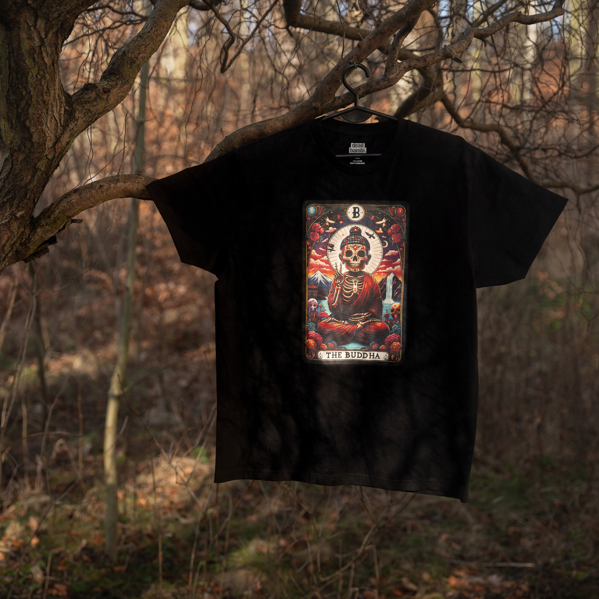 Koszulka Dead Bambi Buddah Cart Blk