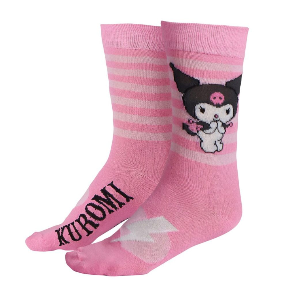 Skarpetki Hello Kitty Kuromi pack 3 adult socks