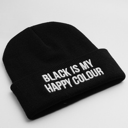 Czapka Zimowa Holy Blvk Black Is My Happy Colour  Beanie