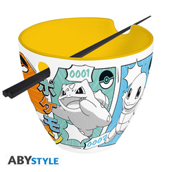 Miska Ceramiczna POKEMON - Ramen Bowl with chopsticks - Starters Manga