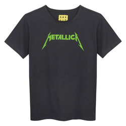 Koszulka Amplified Kids Metallica Neon