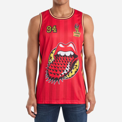 Koszulka Bez Rękawów Amplified The Rolling Stones VooDoo Tongue  Basketball