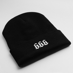 Czapka Zimowa Holy Blvk 666 wht Beanie